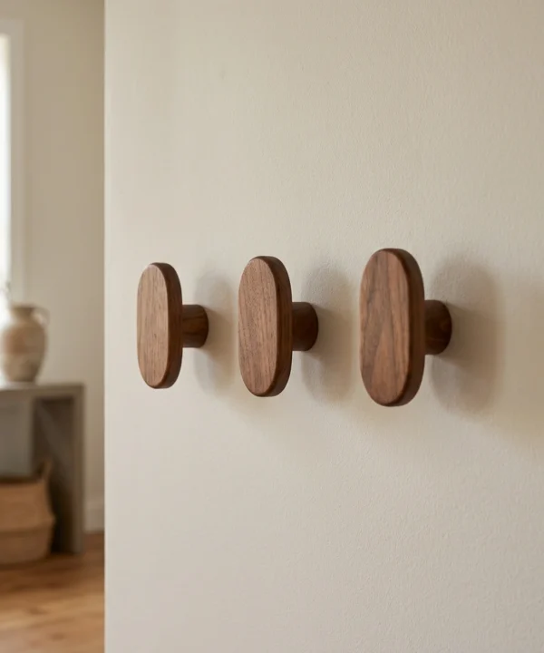 JK006 Väggkrok valnöt